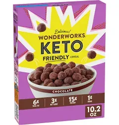 Wonderworks Keto Friendly Chocolate Cereal