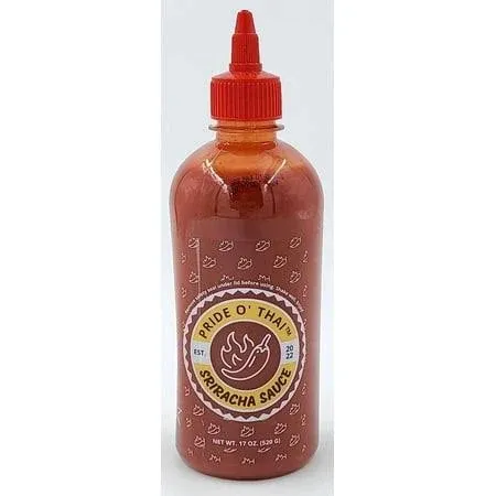 Sriracha Spicy Hot Pepper Sauce (Pride O&#39; Thai) 17 oz