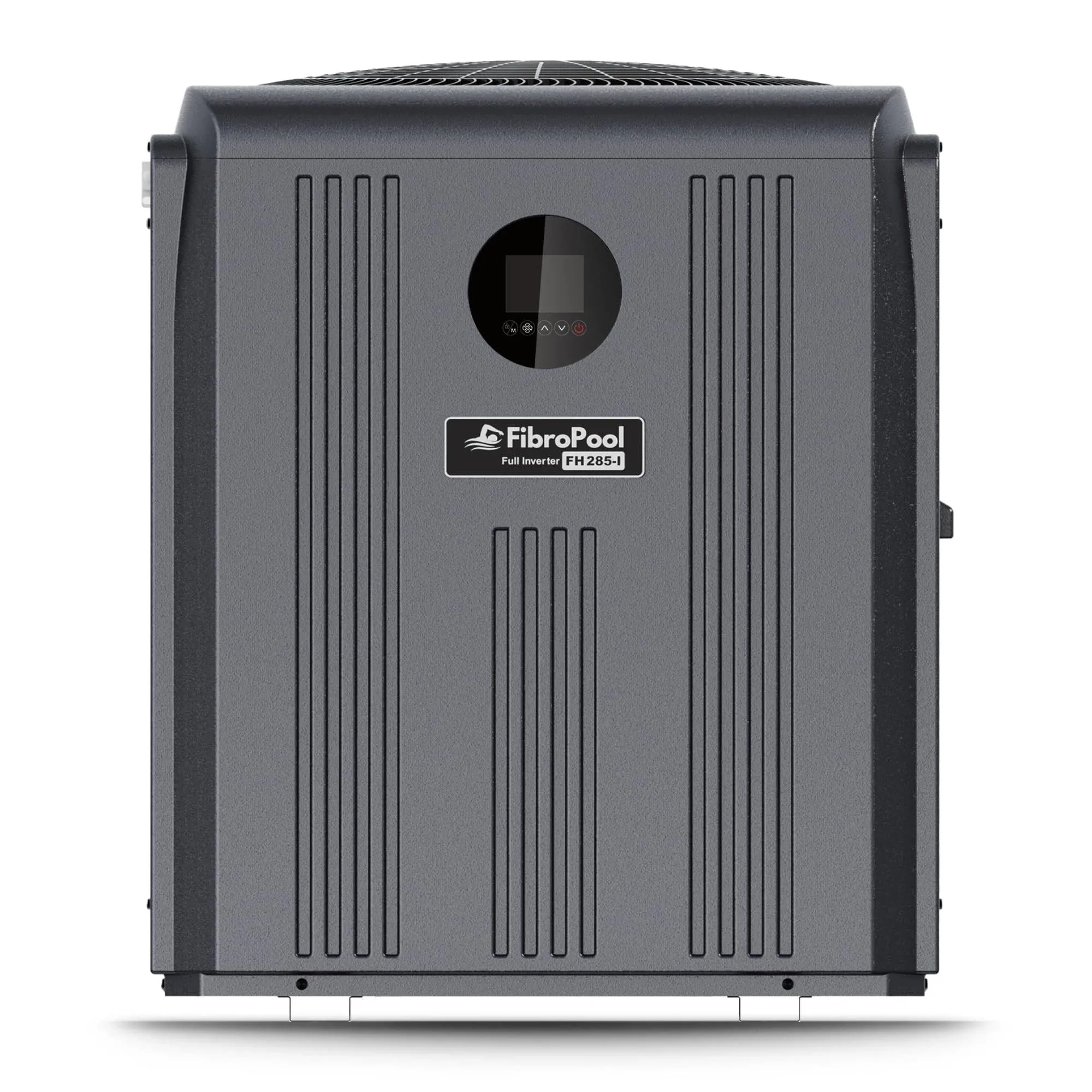 FibroPool Swimming Pool Heat Pump - Full Inverter - FH285-i 85,000 BTU - for Above and In Ground Pools and Spas - High Efficiency, All Electric Heater - No Natural Gas or Propane Needed