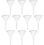 EISCO 10PK Filter Funnels, 2.6" - Polyethylene Plastic - Resistant to Acids & Alkalis - Great for Laboratory, Classroom or Home Use