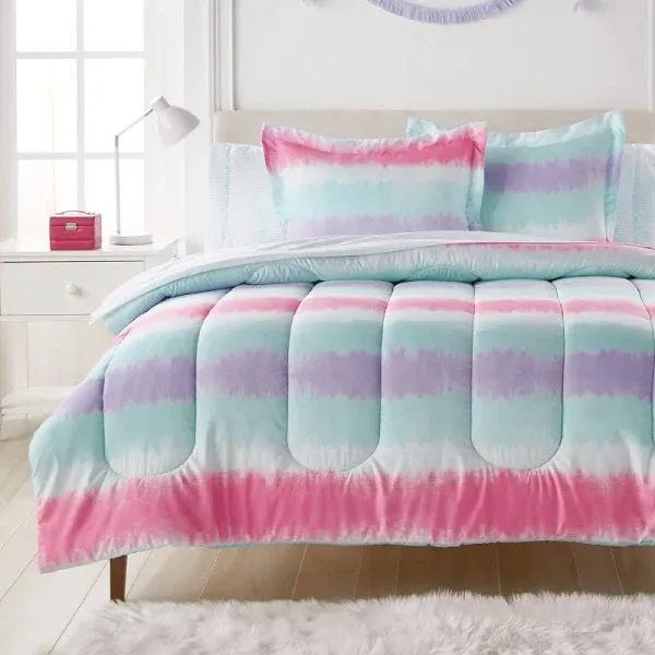 Dream Factory Tie Dye Stripe Comforter Bed in a Bag