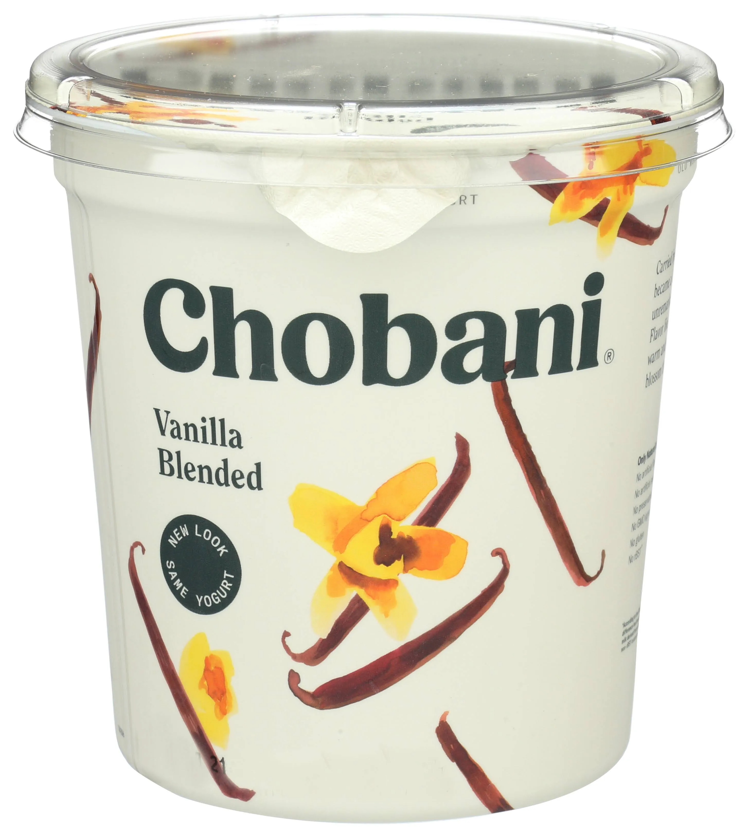 Chobani Yogurt, Greek, Non-Fat, Blended, Vanilla - 32 oz