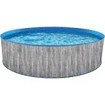 Blue Wave Capri Steel Wall Pool Package - 12-ft Round 36-in Deep