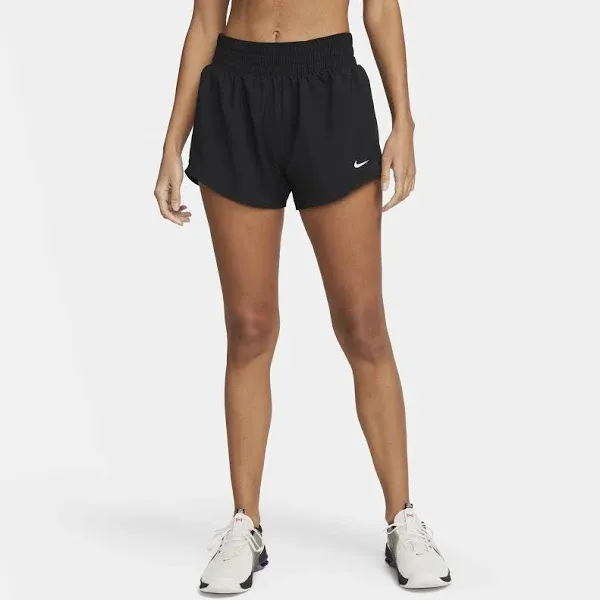 Nike Women's One Dri-FIT Mid-Rise Brief-Lined Shorts