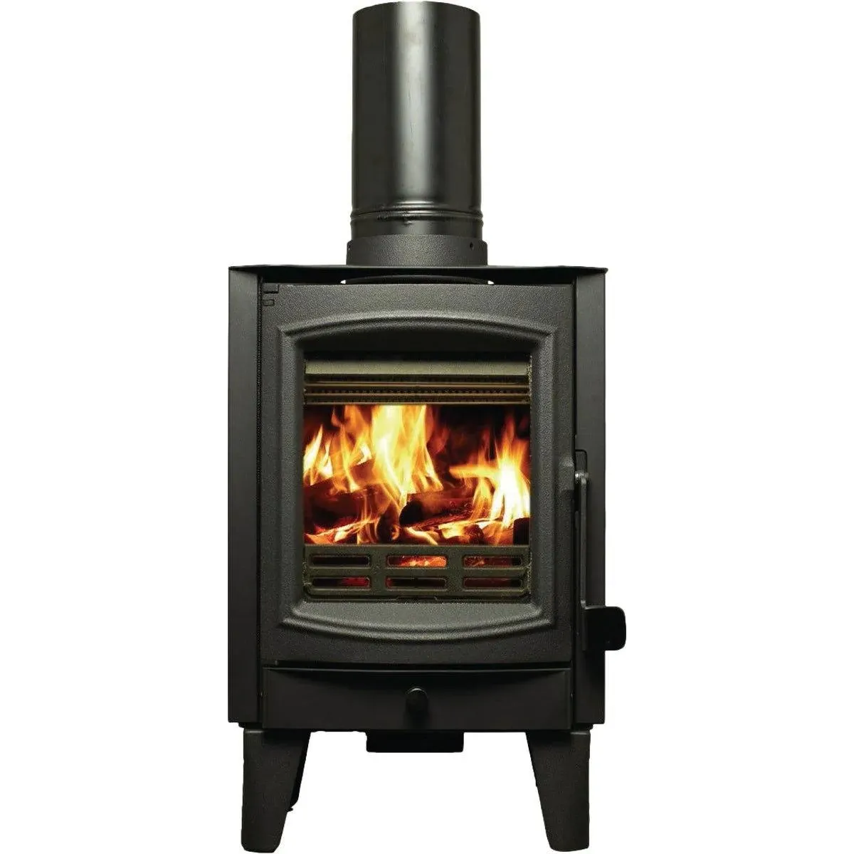 US Stove Company 750-sq ft Heating Area Firewood and Fire Logs Wood Stove (EPA Approved) in Black | TH-100