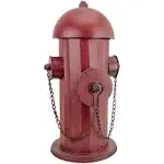 Design Toscano 18" Vintage Metal Fire Hydrant Statue