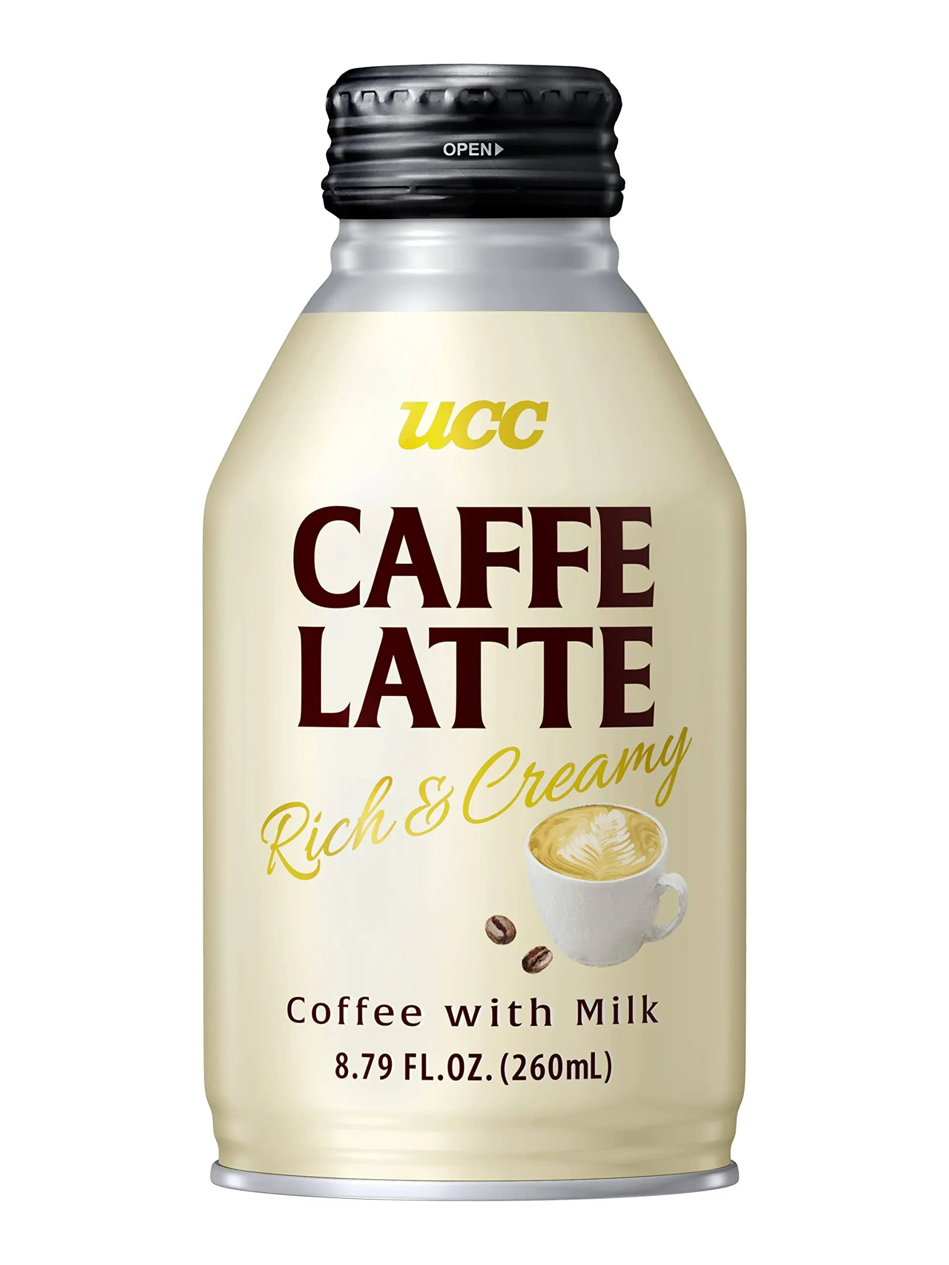 UCC Caffe Latte Rich & Creamy Bottled Coffee Drinks