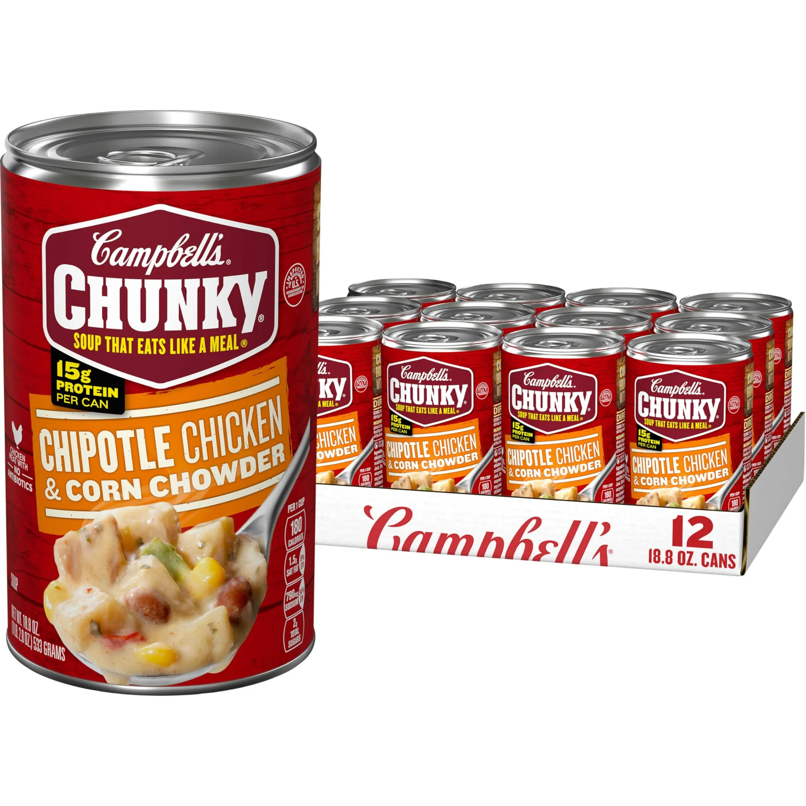 Campbell's Chunky Chipotle Chicken & Corn Chowder Soup