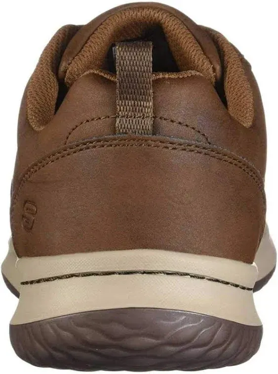 Skechers Delson 1.0 Men's Casual Shoes Men Low-Top Dark Brown