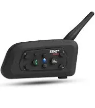 EJEAS V6 Pro Motorcycle Helmet Bluetooth Intercom, 2-Way 1200M Motorcycle Bluetooth Headset Universal Communication System with Noise Cancellation and Waterproof for Dirt Bike/ATV/Snowmobile (1PC)