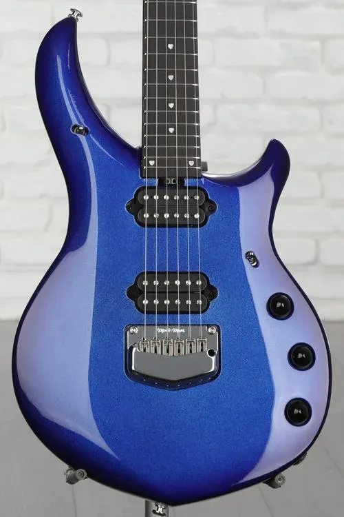 Ernie Ball Music Man John Petrucci Signature Majesty Electric Guitar - Pacific Blue Sparkle, Sweetwater Exclusive