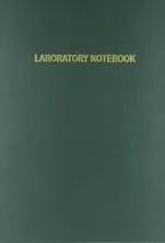 BookFactory Lab Notebook 96 Pages 8 7/8" x 11 1/4 LIRPE-168-LGR-A-LBT1