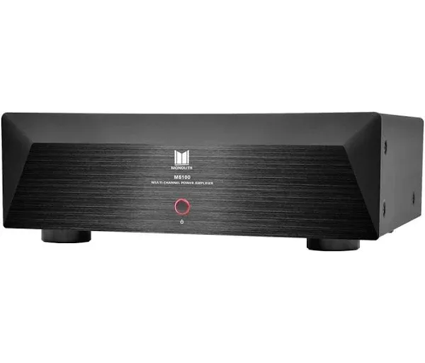 Monoprice Monolith by M5100X 5x90 Watts per Channel Multi-Channel Home Theater Power Amplifier with RCA & XLR Inputs (Open Box)