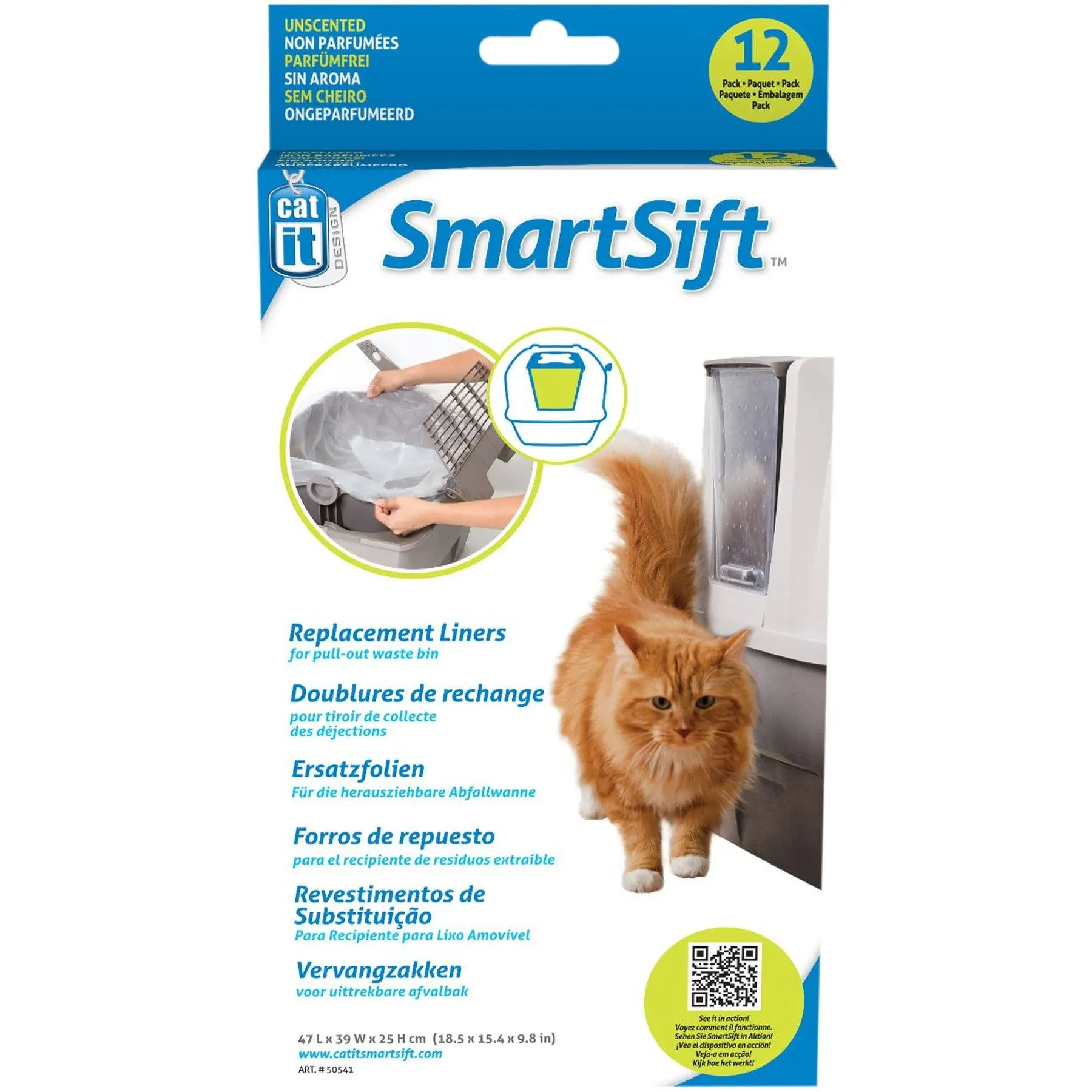 Catit Design Smartsift Replacement Liners for Cat Pan Base