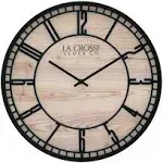 La Crosse Clock Co. Wall Clock, Barrow, 11.49-Inch