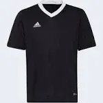 Adidas Youth Entrada 22 Soccer Jersey - Black L