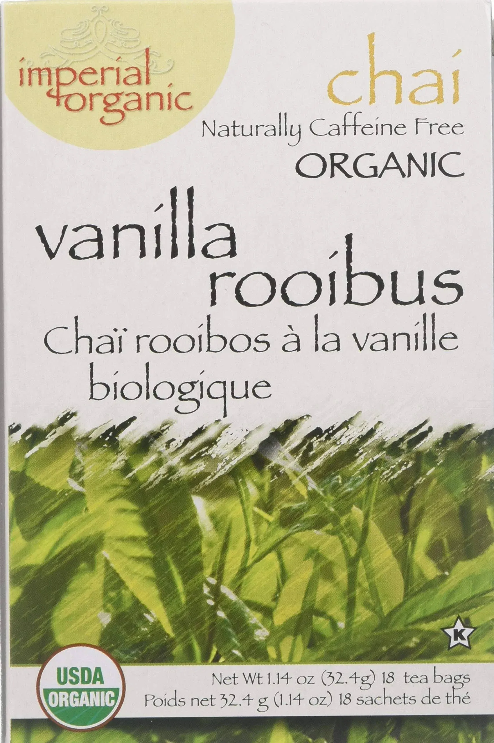 Uncle Lee S Imperial Organic Vanilla Rooibos 18 Tea Bags