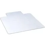 Dimex 36 in. x 48 in. Clear Office Chair Mat with Lip for Hard Floors