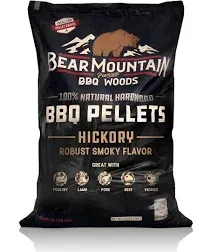 Bear Mountain BBQ All-Natural Hardwood Hickory Smoker Pellets