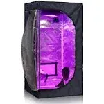 CDMALL 24''x 24''x48'' Small Grow Tent Room with Durable 600D High Reflective Oxford Mylar Cover. Hydroponic Plant Growing Tent w/Removable