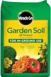 Miracle-Gro Garden Soil All Purpose 0.75 Cu. ft. for In-Ground Use