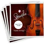 Bronze Violin Strings Full Set (G-D-A-E) - Violin String with Ball Ends, Compatible with Violin Sizes 1/2 and 1/4, Perfect for Kids