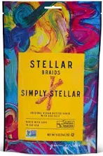 Simply Steller | Pretzel Braids  5 oz | Steller Snacks