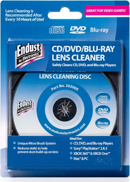 Endust CD/DVD/Blu-ray Lens Cleaner