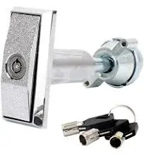 Universal Replacement T-Handle Vending Machine Lock with Keys (Short)