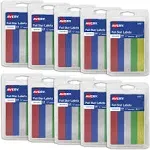 Avery Foil Star Stickers, Assorted Colors, 440 Per Pack, 10 Packs, 4,400 Star Stickers Total (06007)