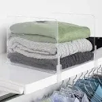 Clear Acrylic Shelf Dividers 4pc Set