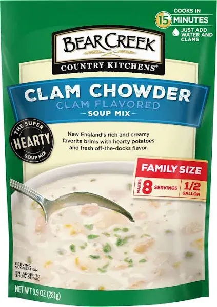 Bear Creek Clam Chowder Soup Mix