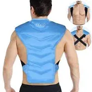 REVIX Large Shoulder Back Ice Pack for Injuries Reusable Cold Ice Gel Pack Reduc