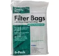 Kirby Micron Magic Hepa Filtration Allergen Reduction Filters 6-Pack