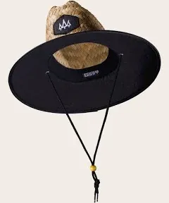 Hemlock Hat Co. Blackout Straw Lifeguard Hat