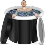 Ice Bath Tub, XL Large Cold Plunge Tub for Cold Water Therapy Recovery, 110 G...