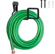 Hose Hook, Heavy Duty Metal Wall Mount Hose Holder, Garden Hose Hook/Expandable Hose/Hose Reel/Water Hose (Black)