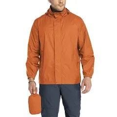 33,000ft Packable Raincoat Jacket Men&#039;s Lightweight Waterproof Small With Hood