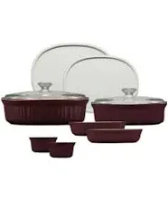 CorningWare® French Colors 10-piece Bakeware Set, Cabernet