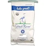 Great River Organic Milling, Specialty Flour, Millet Flour, Stone Ground, Organic, 25-Pounds (Pack of 1)