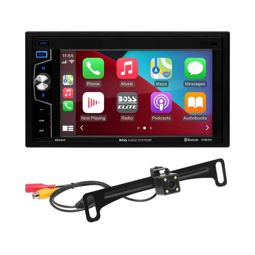 BOSS Audio Systems Elite BE62CP-C Car Stereo - Apple CarPlay, | Certified Refurb