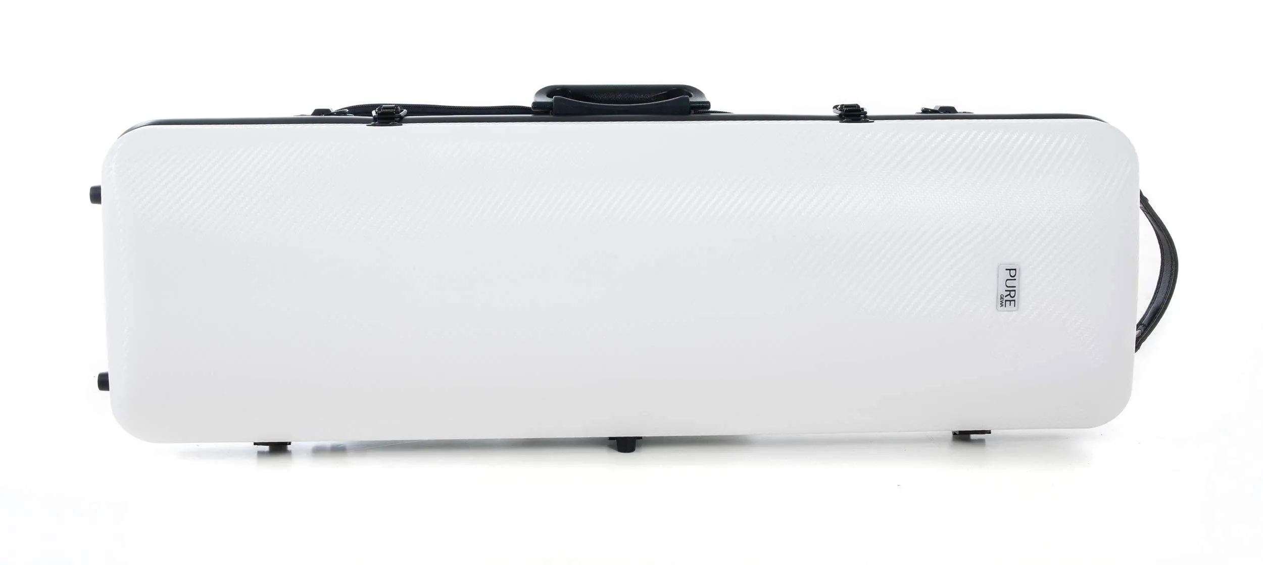 Gewa Pure Polycarbonate Oblong Violin Case, White at Gear4music