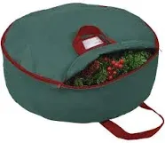 Primode Christmas Wreath Storage Bag 24 inch Garland Wreaths Container with Handles