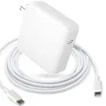 Mac Book Pro Charger 87W USB C Power Adapter Compatible with 13/14/15 Inch