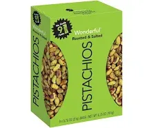 WONDERFUL PISTACHIOS Roasted Salted No Shells