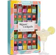 Thoughtfully Cocktails, Mix and Match Skinny Cocktail Mixers in Glass Bottles, Vegan and Vegetarian, Combine Two Bottles for a Delicious Sugar-Free Cocktail Mixer, Pack of 20 (Contains NO Alcohol)