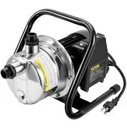 VEVOR Shallow Well Pump Portable Garden Water Jet Pump 1.5HP 1200GPH 164 ft Head