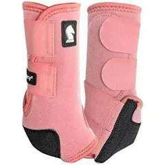 Classic Equine Legacy2 Front Support Boots Medium Cheetah