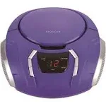 Proscan Portable CD Boom Box with AM/FM Radio (Purple)