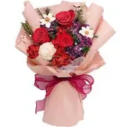 FYFS Preserved Flowers Bouquet, Eternal Flowers, Flowers Fresh Bbouquet Birth...